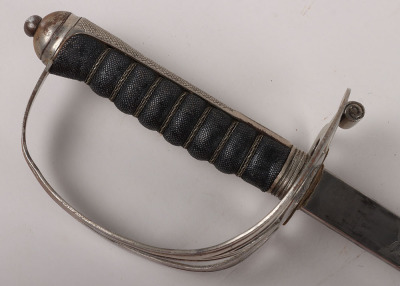 An 1854 Pattern George 5th Welsh Guards Officers Sword of 2nd Lieutenant David Bernard Morgan - 4