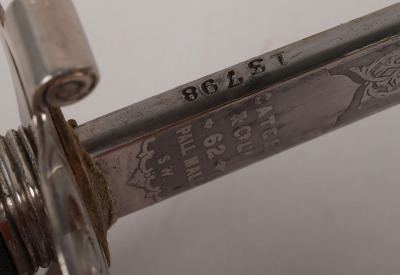 An 1854 Pattern George 5th Welsh Guards Officers Sword of 2nd Lieutenant David Bernard Morgan - 10