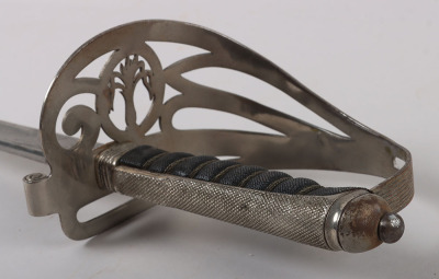 An 1854 Pattern George 5th Welsh Guards Officers Sword of 2nd Lieutenant David Bernard Morgan - 17