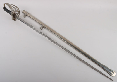 An 1854 Pattern George 5th Welsh Guards Officers Sword of 2nd Lieutenant David Bernard Morgan - 19