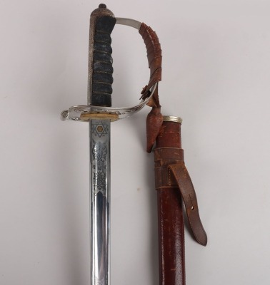A George V 1854 Pattern Irish Guards Officers sword of Captain The Hon. Patrick J H S Ogilvy Irish Guards, Awarded the Military Cross for Gallantry in September 1916, later killed in action 1917 - 2