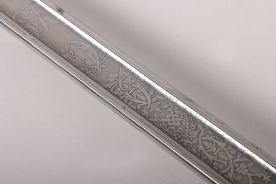 A George V 1854 Pattern Irish Guards Officers sword of Captain The Hon. Patrick J H S Ogilvy Irish Guards, Awarded the Military Cross for Gallantry in September 1916, later killed in action 1917 - 11