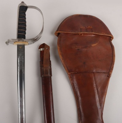 An 1854 Pattern Irish Guards Officers sword by HENRY WILKINSON PALL MALL LONDON No.54502 - 3
