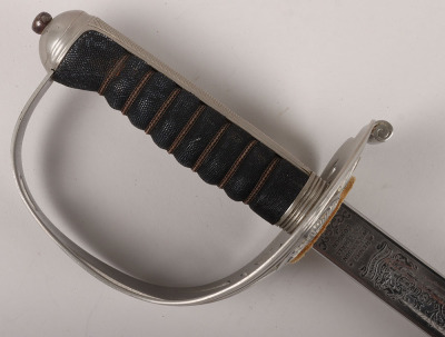 An 1854 Pattern Irish Guards Officers sword by HENRY WILKINSON PALL MALL LONDON No.54502 - 5