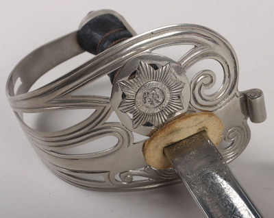 An 1854 Pattern Irish Guards Officers sword by HENRY WILKINSON PALL MALL LONDON No.54502 - 6