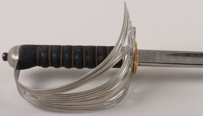 An 1854 Pattern Irish Guards Officers sword by HENRY WILKINSON PALL MALL LONDON No.54502 - 7