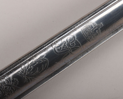 An 1854 Pattern Irish Guards Officers sword by HENRY WILKINSON PALL MALL LONDON No.54502 - 12