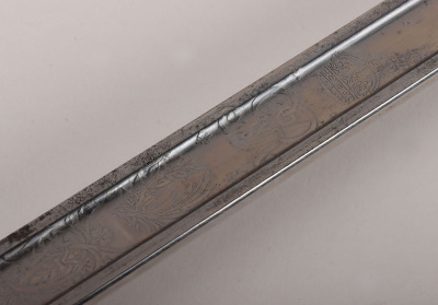 An 1854 Pattern Irish Guards Officers sword by HENRY WILKINSON PALL MALL LONDON No.54502 - 13