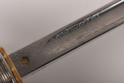An 1854 Pattern Irish Guards Officers sword by HENRY WILKINSON PALL MALL LONDON No.54502 - 17