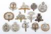 Selection of British Territorial Battalions Cap Badges