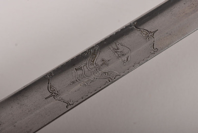 A Victorian 1822 Pattern infantry officers piquet weight sword of Thomas Unett Brocklehurst, Captain Cheshire Rifle Volunteers, April 1860 - 18