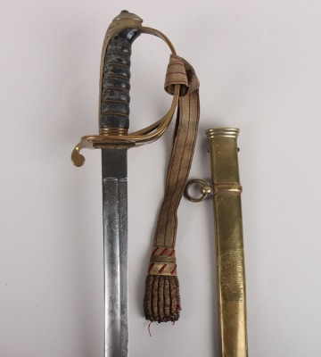 An 1822 pattern Infantry officers sword of Thomas John, 46th (The South Devonshire) Regiment, Later Major General Duke of Cornwall Light Infantry - 2