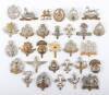 30x British Regimental Cap Badges