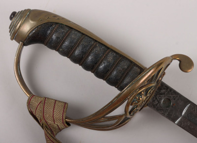 An 1822 pattern Infantry officers sword of Thomas John, 46th (The South Devonshire) Regiment, Later Major General Duke of Cornwall Light Infantry - 4