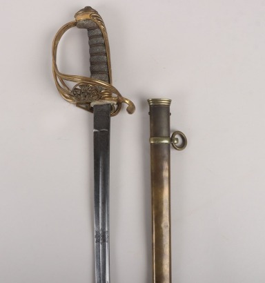 A Victorian 1822 Pattern Infantry officers piquet weight sword of Lieutenant David Robertson Williamson, Coldstream Guards, later Colonel of the Perthshire Rifle Volunteers