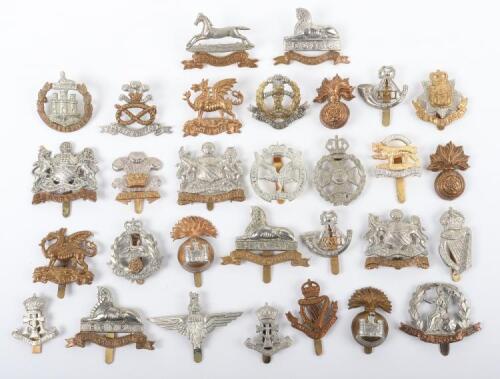 30x British Regimental Cap Badges