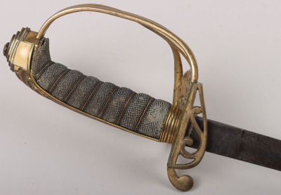 A Victorian 1822 Pattern Infantry officers piquet weight sword of Lieutenant David Robertson Williamson, Coldstream Guards, later Colonel of the Perthshire Rifle Volunteers - 4