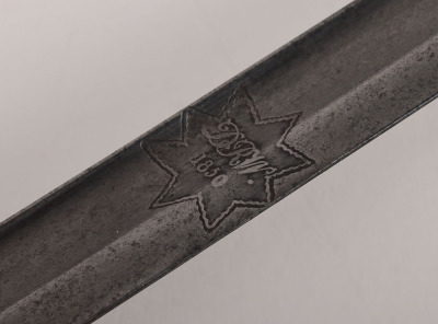A Victorian 1822 Pattern Infantry officers piquet weight sword of Lieutenant David Robertson Williamson, Coldstream Guards, later Colonel of the Perthshire Rifle Volunteers - 8