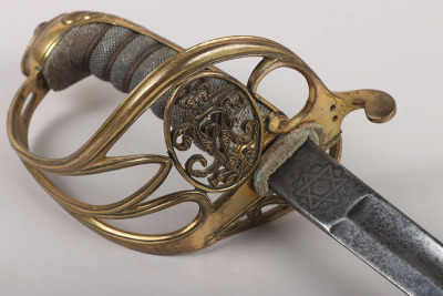 A Victorian 1822 Pattern Infantry officers piquet weight sword of Lieutenant David Robertson Williamson, Coldstream Guards, later Colonel of the Perthshire Rifle Volunteers - 11