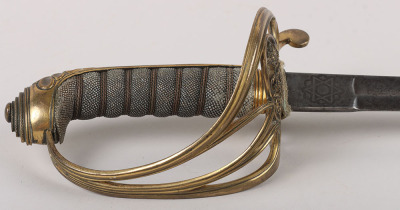 A Victorian 1822 Pattern Infantry officers piquet weight sword of Lieutenant David Robertson Williamson, Coldstream Guards, later Colonel of the Perthshire Rifle Volunteers - 12