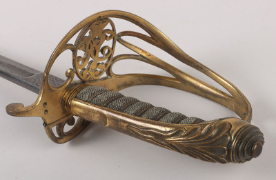 A Victorian 1822 Pattern Infantry officers piquet weight sword of Lieutenant David Robertson Williamson, Coldstream Guards, later Colonel of the Perthshire Rifle Volunteers - 13