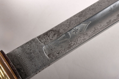 An 1845 Pattern Infantry Officers sword of Brigadier General Hubert Horation Shirley Morant DSO, Col. Durham Light Infantry, by HENRY WILKINSON PALL MALL LONDON No.29811 - 6