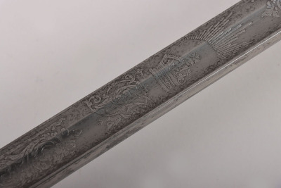 An 1845 Pattern Infantry Officers sword of Brigadier General Hubert Horation Shirley Morant DSO, Col. Durham Light Infantry, by HENRY WILKINSON PALL MALL LONDON No.29811 - 7