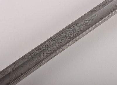 An 1845 Pattern Infantry Officers sword of Brigadier General Hubert Horation Shirley Morant DSO, Col. Durham Light Infantry, by HENRY WILKINSON PALL MALL LONDON No.29811 - 9