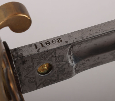An 1845 Pattern Infantry Officers sword of Brigadier General Hubert Horation Shirley Morant DSO, Col. Durham Light Infantry, by HENRY WILKINSON PALL MALL LONDON No.29811 - 10