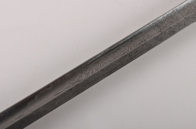 An 1845 Pattern Infantry Officers sword of Brigadier General Hubert Horation Shirley Morant DSO, Col. Durham Light Infantry, by HENRY WILKINSON PALL MALL LONDON No.29811 - 14