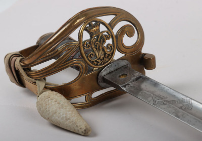 An 1845 Pattern Infantry Officers sword of Brigadier General Hubert Horation Shirley Morant DSO, Col. Durham Light Infantry, by HENRY WILKINSON PALL MALL LONDON No.29811 - 16