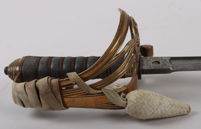 An 1845 Pattern Infantry Officers sword of Brigadier General Hubert Horation Shirley Morant DSO, Col. Durham Light Infantry, by HENRY WILKINSON PALL MALL LONDON No.29811 - 17