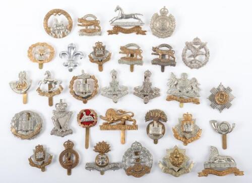 30x British Regimental Cap Badges