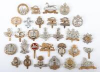 30x British Regimental Cap Badges