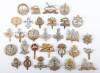 30x British Regimental Cap Badges