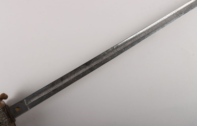 A Victorian 1845 Pattern Infantry Officers sword to the Royal Irish Fusiliers by HENRY WILKINSON PALL MALL LONDON No.31198 - 5