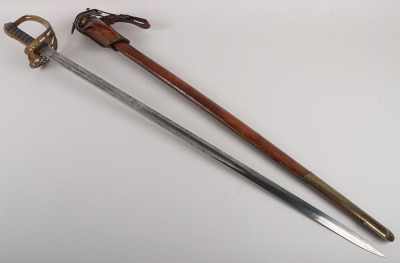 A Victorian 1845 Pattern Infantry Officers sword to the Royal Irish Fusiliers by HENRY WILKINSON PALL MALL LONDON No.31198 - 21