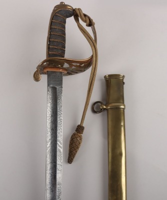 An 1857 Pattern Royal Engineers Officers sword - 2