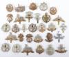 30x British Regimental Cap Badges