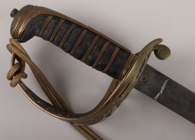 An 1857 Pattern Royal Engineers Officers sword - 4