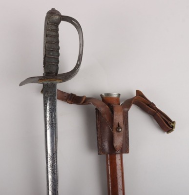 An 1895 pattern Infantry officers sword by HENRY WILKINSON PALL MALL LONDON No.32634 - 2