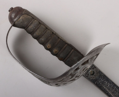 An 1895 pattern Infantry officers sword by HENRY WILKINSON PALL MALL LONDON No.32634 - 3