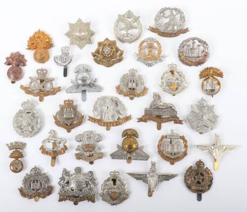 30x British Regimental Cap Badges