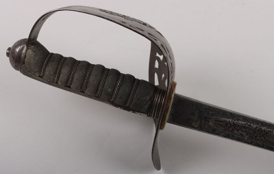 An 1895 pattern Infantry officers sword by HENRY WILKINSON PALL MALL LONDON No.32634 - 4