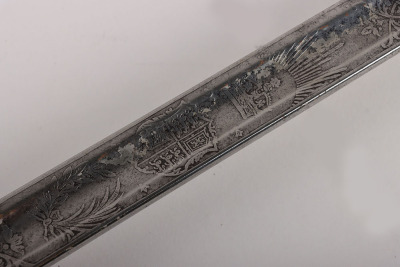 An 1895 pattern Infantry officers sword by HENRY WILKINSON PALL MALL LONDON No.32634 - 7