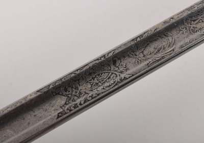 An 1895 pattern Infantry officers sword by HENRY WILKINSON PALL MALL LONDON No.32634 - 15