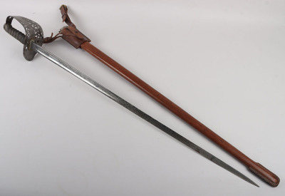 An 1895 pattern Infantry officers sword by HENRY WILKINSON PALL MALL LONDON No.32634 - 23