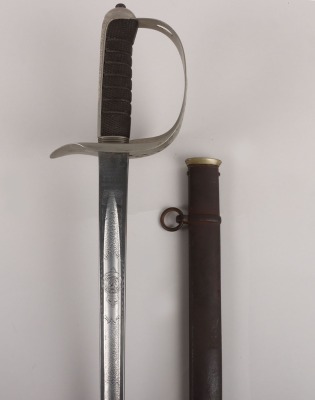 An Edward 7th 1897 Pattern Infantry Officers sword by HENRY WILKINSON PALL MALL LONDON, PATENT SOLID HILT, No.38136 - 2