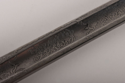 An Edward 7th 1897 Pattern Infantry Officers sword by HENRY WILKINSON PALL MALL LONDON, PATENT SOLID HILT, No.38136 - 11