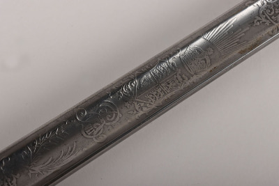 An Edward 7th 1897 Pattern Infantry Officers sword by HENRY WILKINSON PALL MALL LONDON, PATENT SOLID HILT, No.38136 - 12